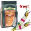 10kg James Wellbeloved + 2 x Sisal Rolls with Feathers Free!