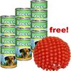 12 x 800 g Rocco Summer Menu + Hedgehog Toy Ball Free!