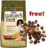 12kg Hill's Nature's Best + Ostrich & Venison Cookies Free!