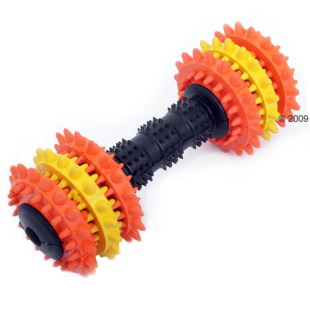Dog Toy Dental Care Dumbbell  Approx. 18 Cm - Product image.