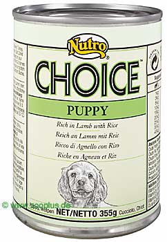 Nutro Choice Puppy with lamb and rice - 355 g
