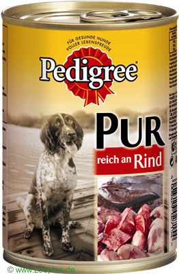 Pedigree Pure 6 x 400 g - Rich in Beef