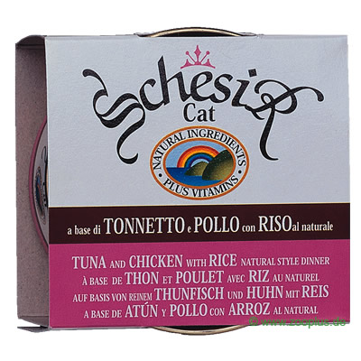 Schesir Natural with Rice 6 x 85g Pure Tuna & Beef with Rice 12750 1 Schesir Natural with Rice 6 x 85g Pure Tuna & Beef with Rice