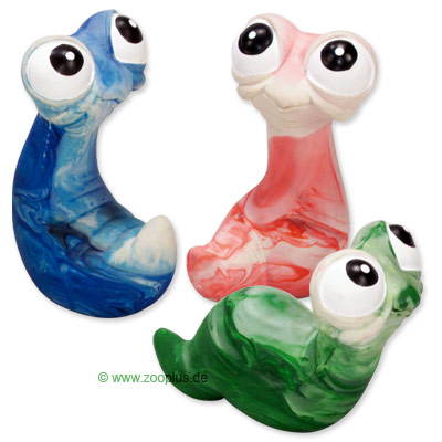Outer Space Worm Dog Toy - 3 Pc.