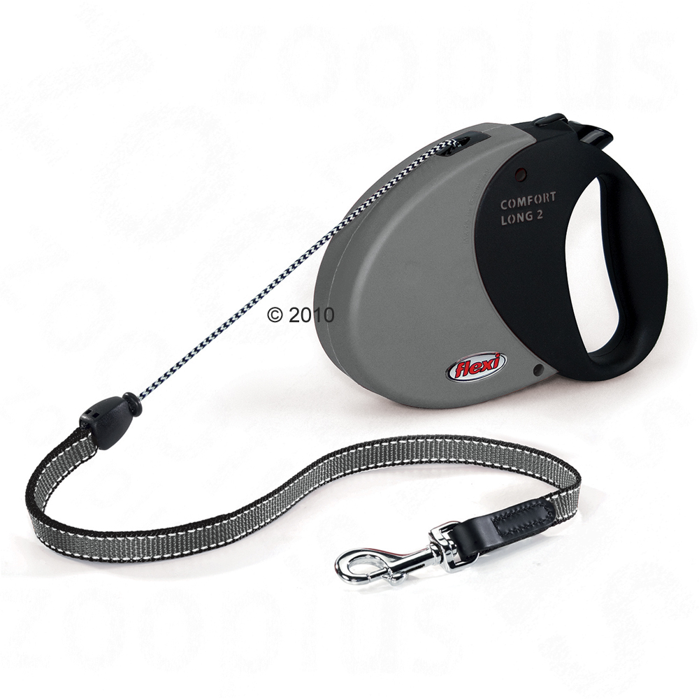 Dog Lead Flexi Comfort Long Medium - 8 m - blue 