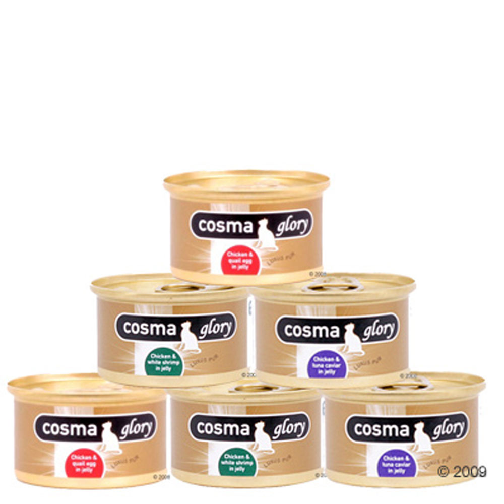 158304 cosma 1 Cosma Glory in Jelly Mixed Trial Pack   3 assorted flavours 85 g each
