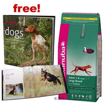 15 kg Eukanuba Dog Food Book of Dogs Free Daily Care Sensitive Joints 125