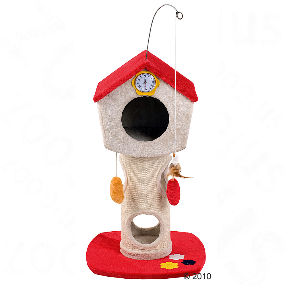 Cat Tree Coucou beige red