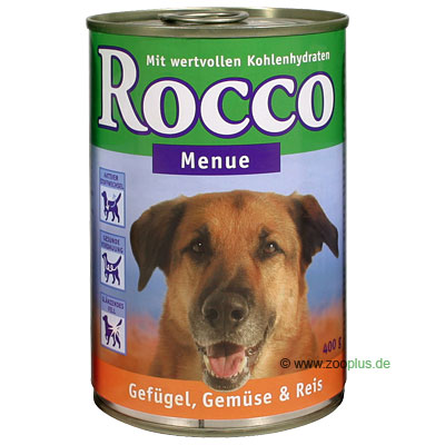 Rocco Menu 6 x 400 g - Beef Vegetables & Rice