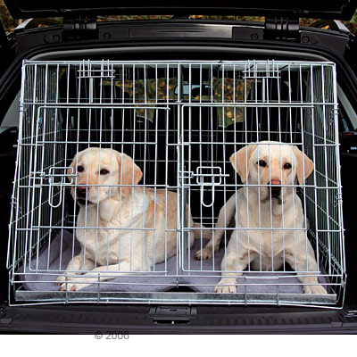 Double Transport Cage - 93 X 68 X 79 Cm (l X W X H) / Roof Depth 48cm
