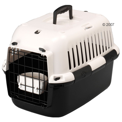Pet Carrier Forward Black-Grey - Box 49 x 32 x 32 cm