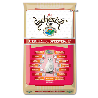 Schesir Sterilised and Overweight Dry Cat Food - 400g
