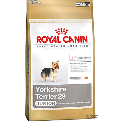 60132 1 Royal Canin Breed Yorkshire Terrier 29 Junior   1.5 kg