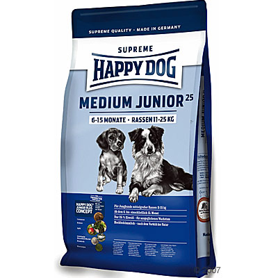 Happy Dog Supreme Medium Junior 25 - 10 kg