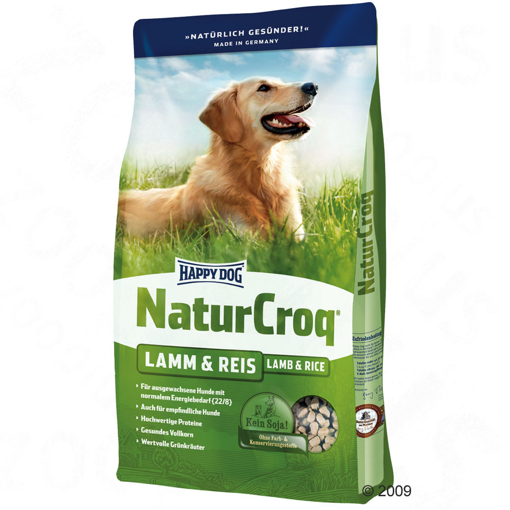 7015 happydog nc lammreis 1 Happy Dog Natur Croq Lamb & Rice   Economy pack 2 x 15 kg