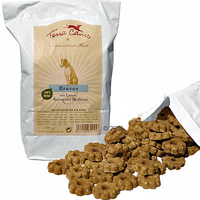 Terra Canis Bravos Dog Biscuits - Rabbit, Spelt Wheat and Elderberry 500g