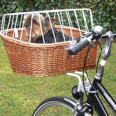 Bicycle Basket with Wind Protection Handle Bar Mount 0