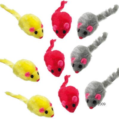 Fuzzy Mouse 9 Pc.