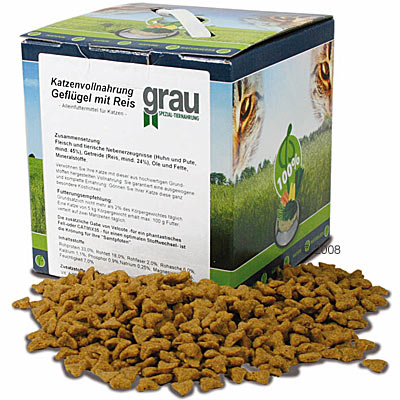 97844 1 Grau Cat Food Poultry & Rice   2.5kg