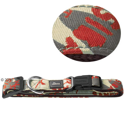 98810 hunter krazy halsband 1 Hunter Nylon Collar Krazy Zanzibar Camouflage Vario Basic   Size L 45   65 cm ne
