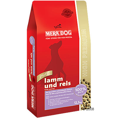 99464 1 Mera Dog pure Lamb & Rice   Economy pack 2 x 12.5 kg