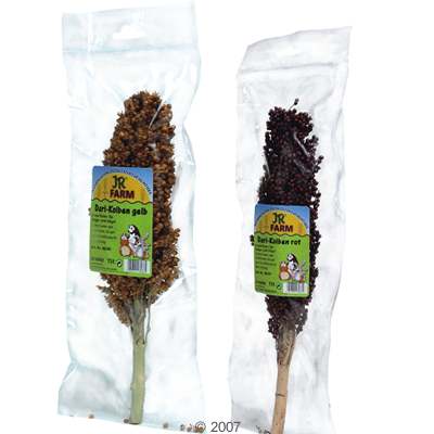JR Farm Dari Cob - 3 Pieces - Economy Pack 2 x 3 Pieces - red