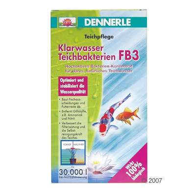 Dennerle FB3 Klarwasser Teichbakterien - 110 ml for 11000 l