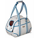 Pet Carrier Cottage Line Blue-White