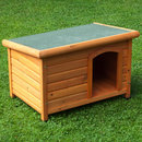 Flat Roof Dog House Woody