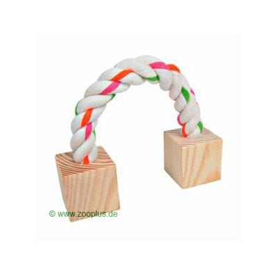 Cotton Play Rope with Wood Blocks -