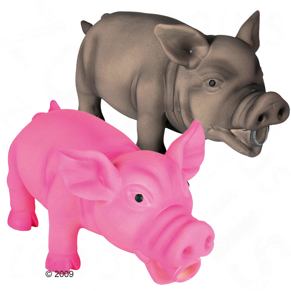 Dog Toy Oinking Latex Pig approx. 23 cm pink 126043 trixie latex schwein 2 Dog Toy Oinking Latex Pig approx. 23 cm pink