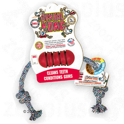 Kong Dental With Dental Floss Rope  Medium - Product image.