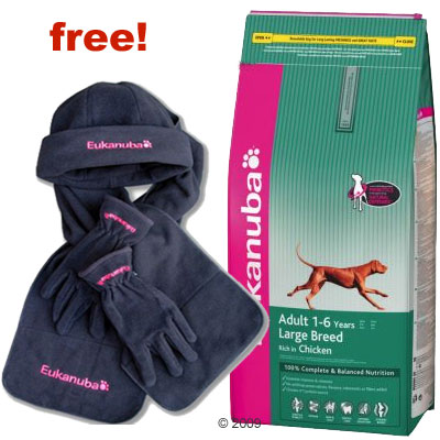 15 kg Eukanuba Dog Food Fleece Winter Set Free Adult Medium Breeds Chicken 15 kg Eukanuba Dog Food Fleece Winter Set Free Adult Medium Breeds Chicken