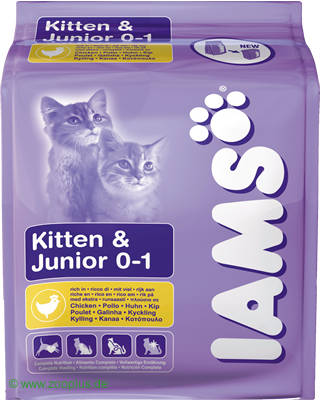 Iams Kitten & Junior with plenty of chicken - 1 kg