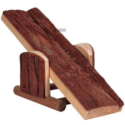 Wood Seesaw - 22 x 8 x 7.5 cm
