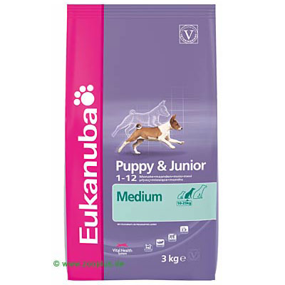 Eukanuba Puppy & Junior Medium Breeds - 15 kg