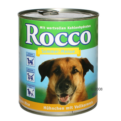 Rocco Summer Menu 6 x 800 g (Special Edition) chicken with wholegrain rice 97878 2 Rocco Summer Menu 6 x 800 g (Special Edition) chicken with wholegrain rice