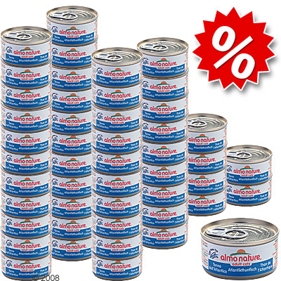 Almo Nature Saver Pack 48 x 70 g Tuna with Sweetcorn 87574 4 Almo Nature Saver Pack 48 x 70 g Tuna with Sweetcorn