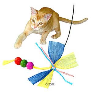 Flying Butterfly Cat Toy