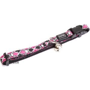 Hunter Krazy Skull Pink Cat Collar