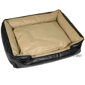 Hygienic Dog Sofa, Black/Beige