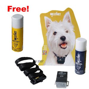 Multivet Anti-Bark Dog Collar and FREE! Citronella spray