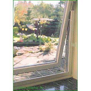 Protective Fencing for Tilting Windows, White