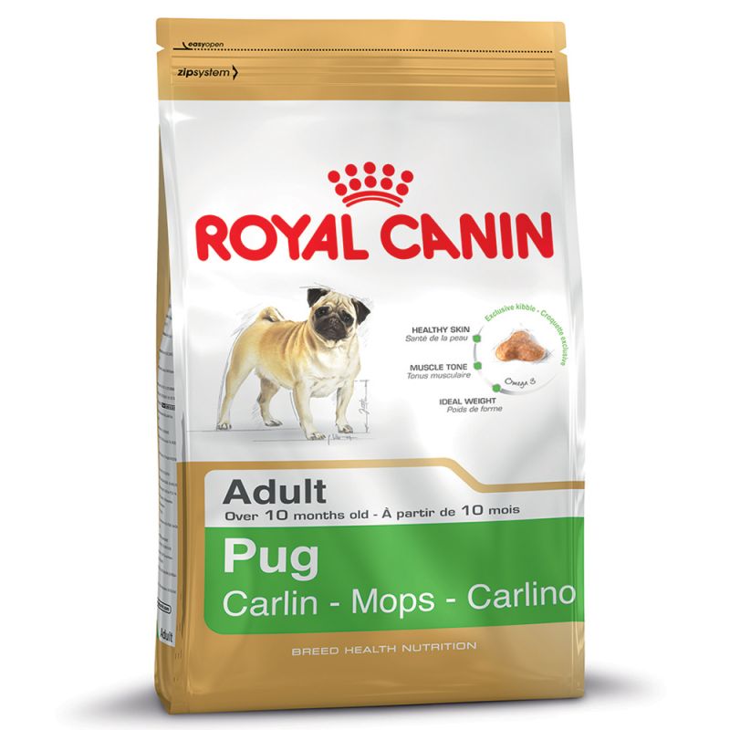 61161 PLA rgb Royal Canin Breed Mops Adult 3kg 6