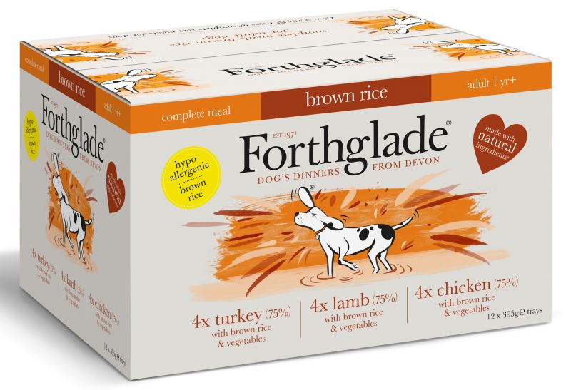 Forthglade brown rice dog food