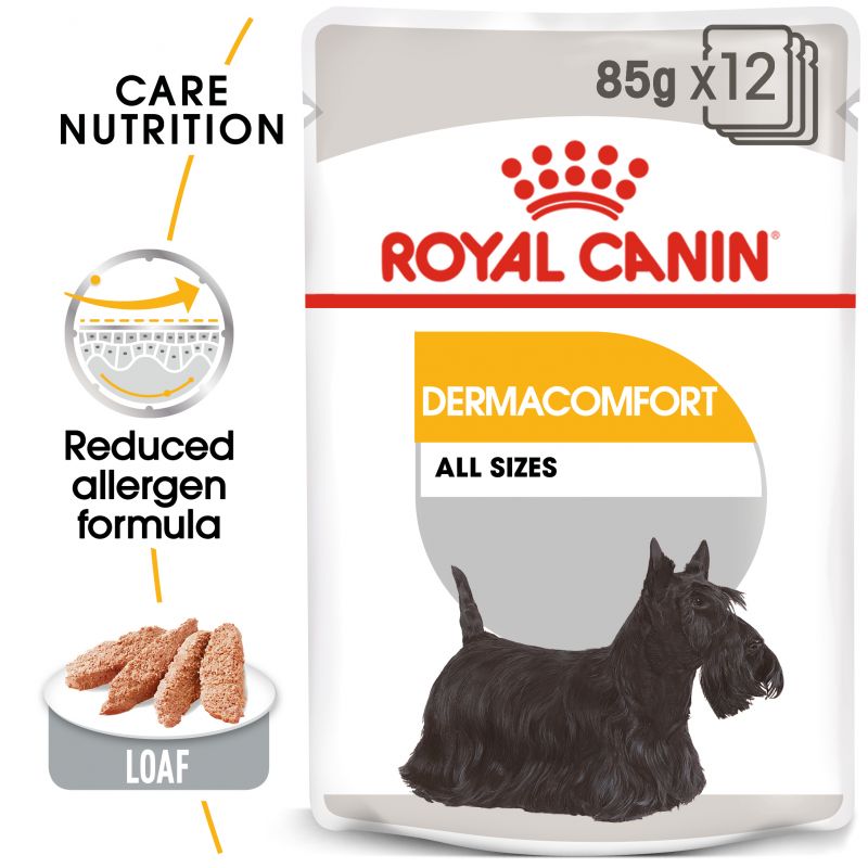 Royal Canin dermacomfort wet dog food