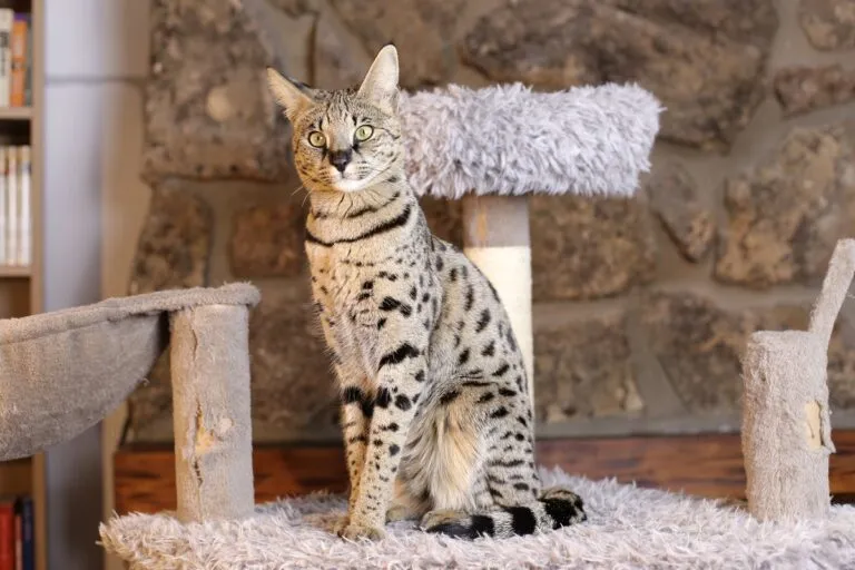 Savannah cat, one of the most expensive cat breeds in the world