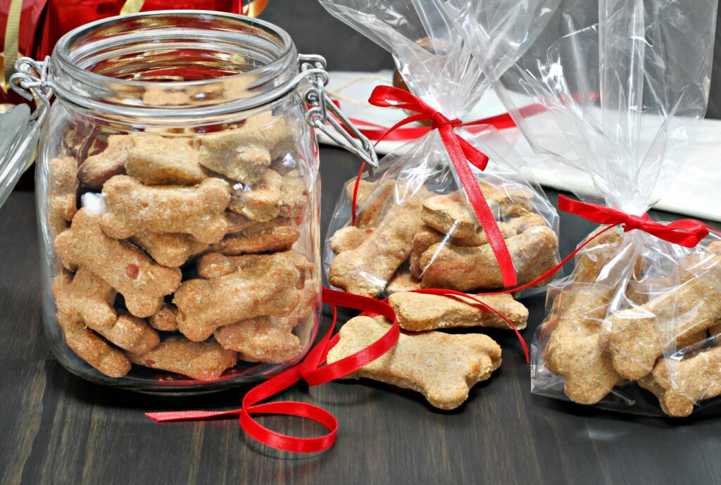 Dog biscuits for an advent calendar