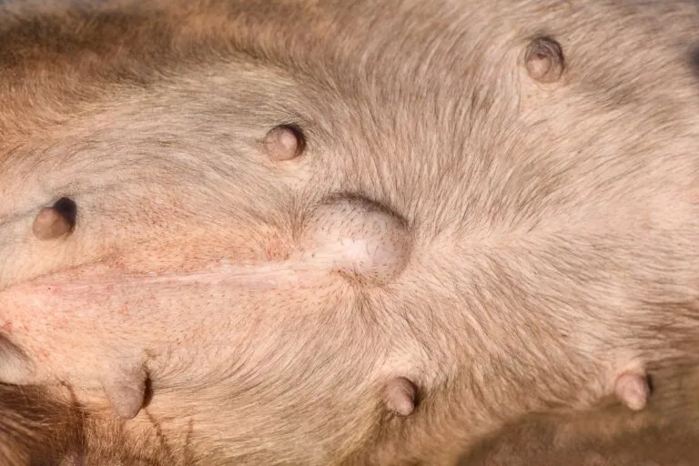Umbilical hernia in dogs